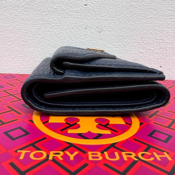 Tory Burch Robinson Mini Flap Wallet Navy Women’s accesories - Picture 12 of 12